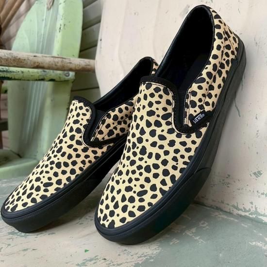 夕陽のTシャツ】【23.5～28cm】VANS/Classic Slip-On Y2K Dalmatian