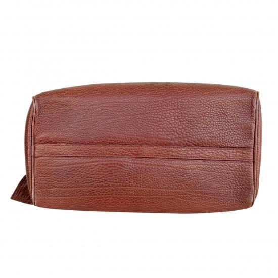 RALPH LAUREN ラルフローレン ボストンバッグ ブラウン シボ革 RALPH LAUREN(ラルフローレン) シボ革 ミニボストンバッグ メンズ 表記