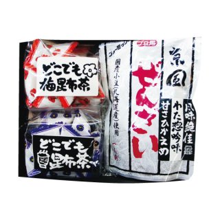 【箱付】京風ぜんざいと昆布茶セットの商品画像