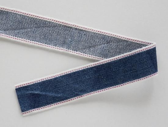 11ozセルビッチデニムテープNブルー(1m単位） - 高橋商店
