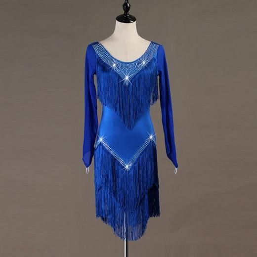 社交ダンスドレス、ラテンドレス　新品 豪華社交ダンスドレス、競技 オーダーメード、ラテンドレス XII-01322