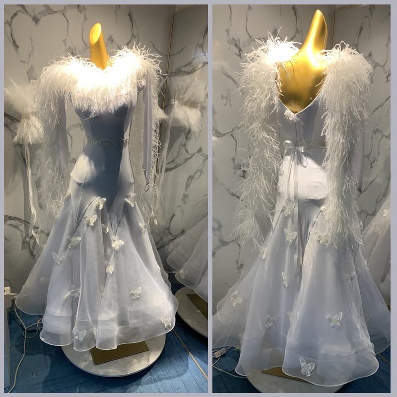 送料無料 豪華社交ダンスドレス 競技 オーダーメード