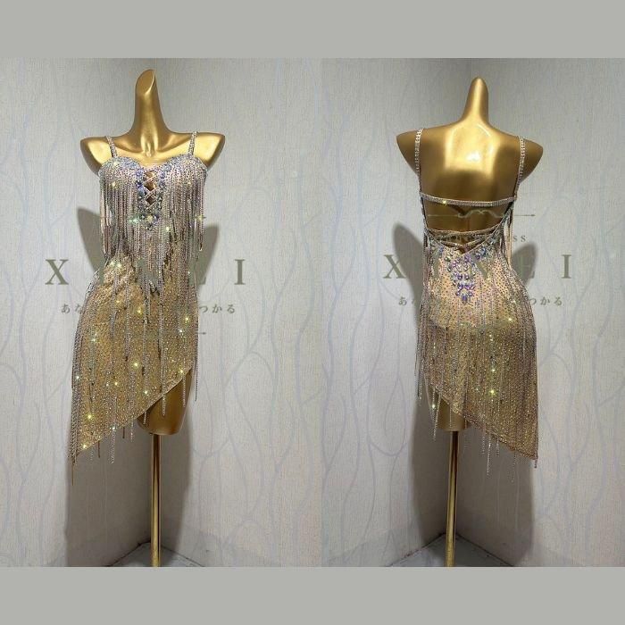 ラテン(競技・デモ)ドレス - XINEI(シンエイ) ダンスドレス ラテン(競技・デモ)ドレス - XINEI(シンエイ) ダンスドレス