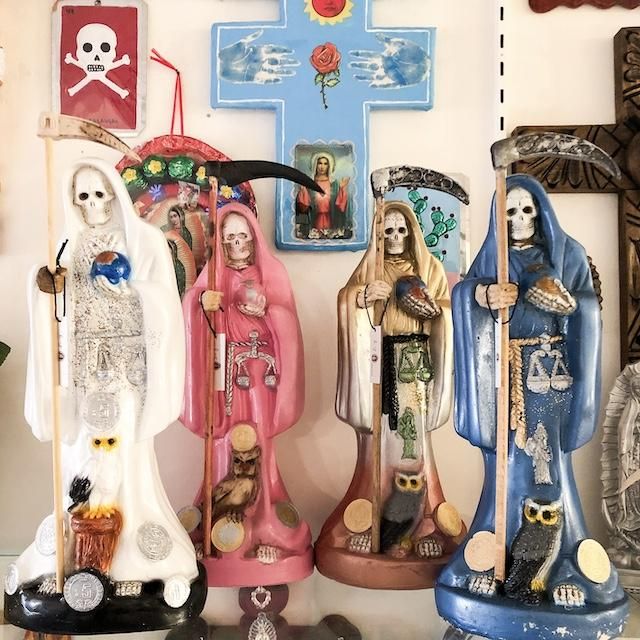 サンタムエルテ ピンク×ゴールド30cm サンタムエルテ30・ピンク - メキシコ雑貨 通販『nifunifa』