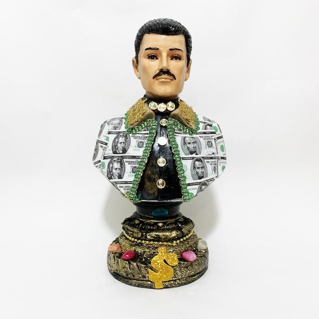 マフィアの聖人 ヘスス マルベルデ胸像 Jesús Malverde