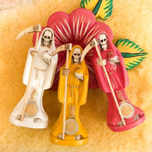 サンタムエルテ像　メキシコ雑貨 サンタムエルテ 死神 像 | フィギュア - メキシコ雑貨とメキシコ