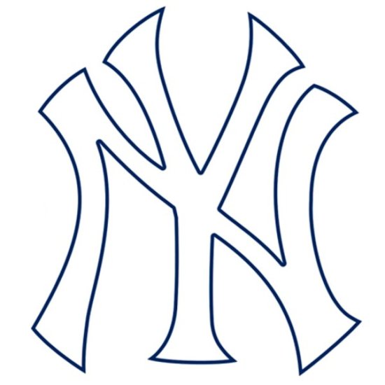 ニューヨーク・ヤンキース Fアットhead ロゴ Giant Removable ステッカー - メジャーリーグストア　 メジャーリーググッズ通販ショップ専門店