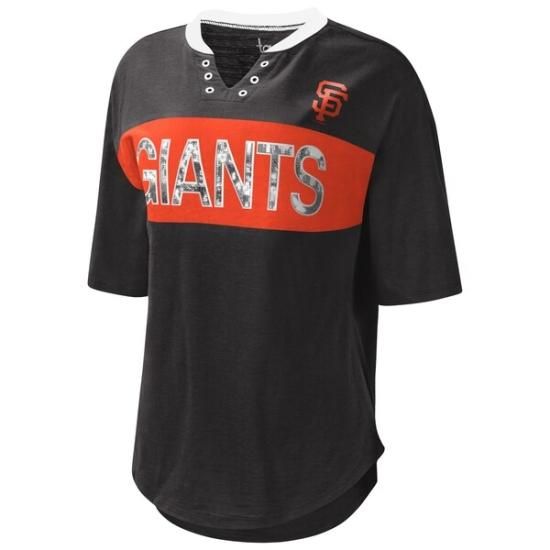 GIANTS ユニフォーム 黒 Vネック サンフランシスコ