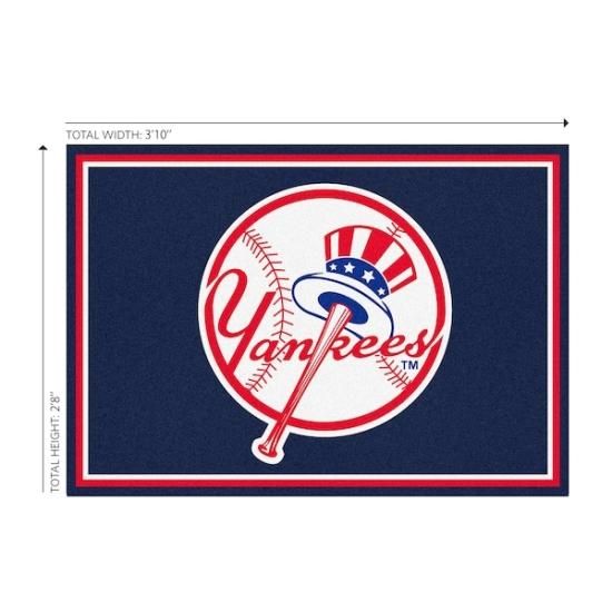 New Yorkラグマット ニューヨーク・ヤンキース Imperial 2'8
