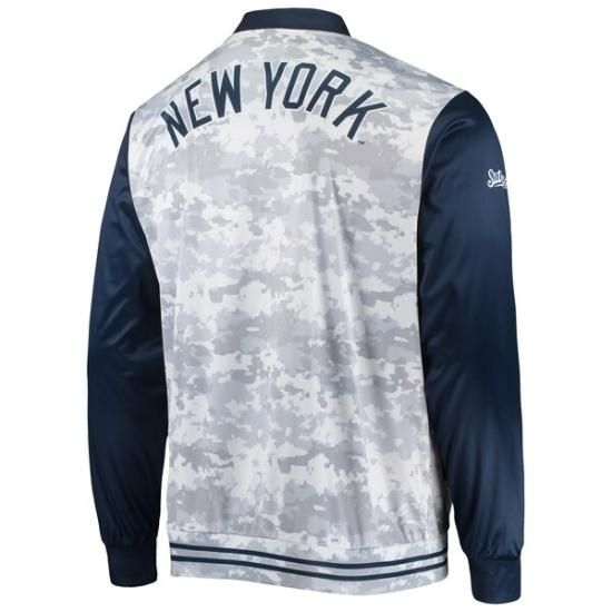MLBニューヨーク 野球ジャケット 10番　S MLB NY embroidery baseball uniform jacket blouson ユニセッ