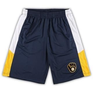 PLEASURES × MLB ミルウォーキー ブルワーズ ショートパンツ ミルウォーキー・ブルワーズ パンツ＆ショート - メジャーリーグ