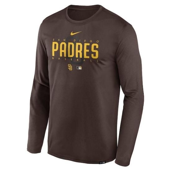 NIKE MLB サンディエゴパドレス ロンT NIKE パドレス スウェットシャツ ロンT ツイル クルー