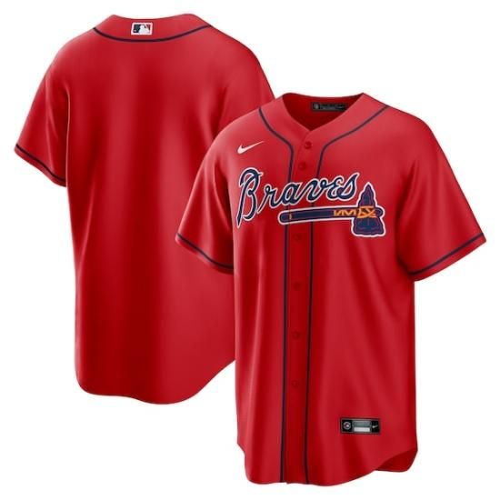 Nike Official Replica Jersey Atlanta Braves WHITE