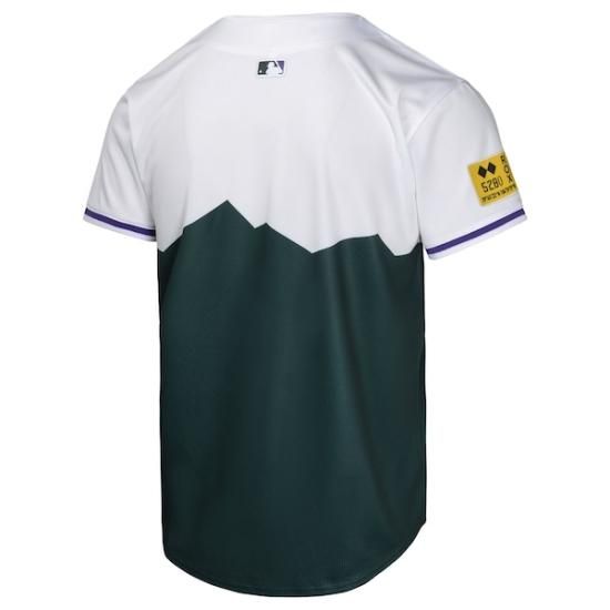コロラド・ロッキーズ Nike ユース シティ コネクト Limited ユニフォーム - グリーン - メジャーリーグストア　 メジャーリーググッズ通販ショップ専門店