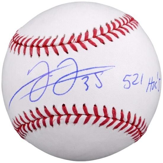 フランクトーマスサイン入りアメリカンリーグ公式ボール フランク・トーマス サイン入り MLB サイン入り 野球 JSA COA UV
