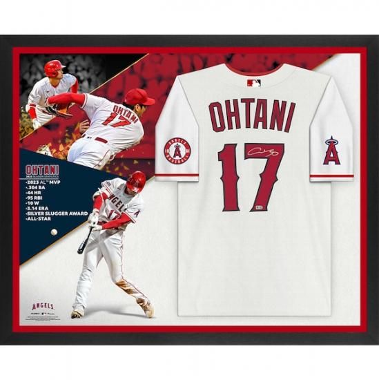 大谷翔平 直筆サイン入り 額装 ユニフォーム MVP トラックソー 大谷翔平 直筆サイン入り 額装 ユニフォーム MVP トラックソー