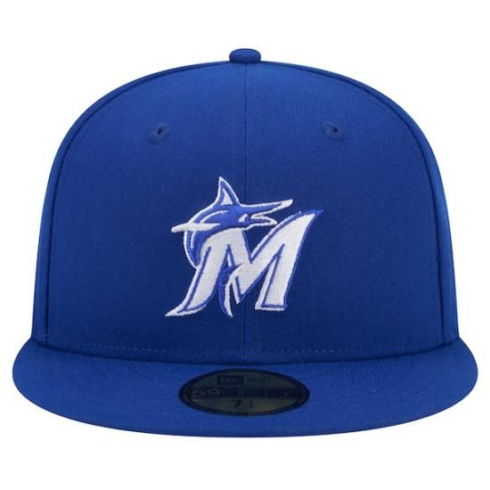 マイアミ マーリンズ】New Era Fitted キャップ-ALL.BALLS
