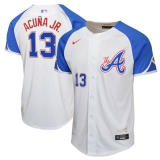 (L)送料込新品WHTE1アトランタ.ブレーブス＃13ユニフォームWHITE MLB 公式グッズ| MLB公式オンラインショップ