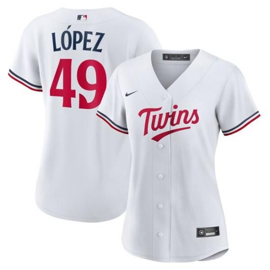 Pablo Lopez ミネソタ・ツインズ Nike レディース ホーム