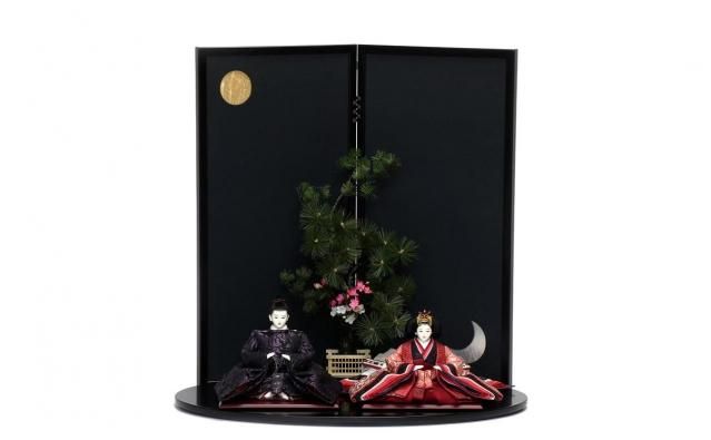 ひいな 清水久遊 正絹唐織 「美し松に月の客」