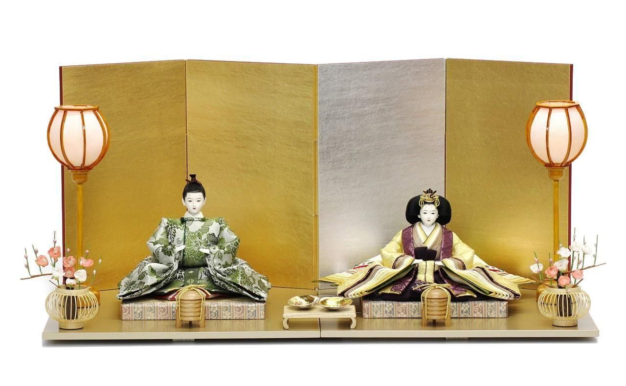 特選 京風本社立雛 雲井雛人形親王飾り(箱入り) 特選 京風本社立雛 雲井雛人形親王飾り(箱入り)