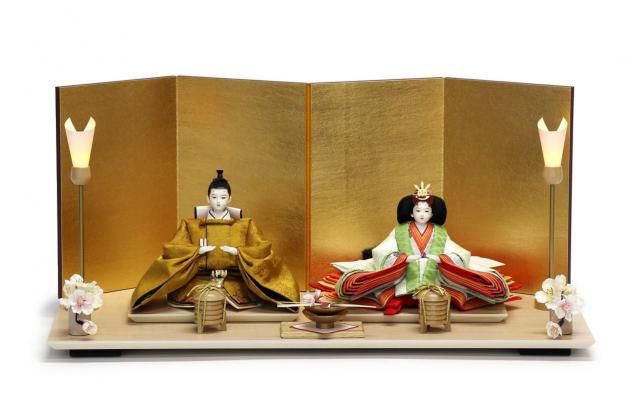 平安道翠 「令和雛 黄櫨染」