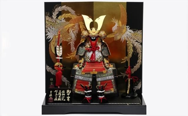 五月人形 鈴甲子雄山 大鎧 正絹18号 【公式通販】