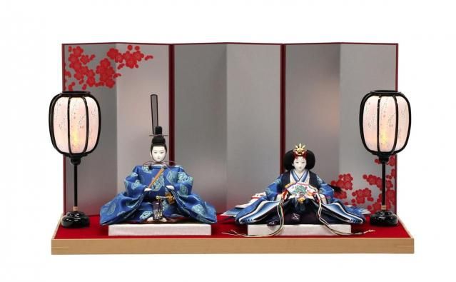 ひいな 清水久遊 「藍寒梅」