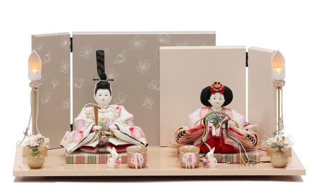 小出松寿 京刺繍 雪輪に桜 「雪輪に春、桜うつろふ」