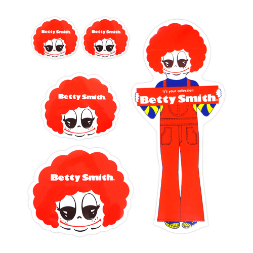 Bettyオリジナルステッカー5枚セット ベティスミス Betty Smith Official Online Shop Bettyオリジナルステッカー5枚セット ベティスミス Betty Smith Official Online Shop