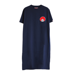サガラ刺繍Tシャツワンピース