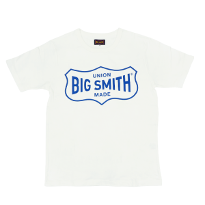 ［BIG SMITH］半袖Tシャツ/LOGO（ホワイト）