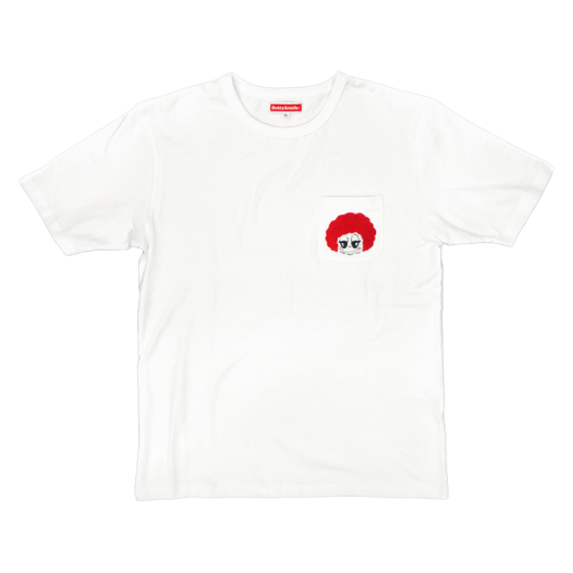 胸ポケットさがら刺繍Tシャツ(#70 ホワイト) - ベティスミス 胸ポケットさがら刺繍Tシャツ(#70 ホワイト) - ベティスミス