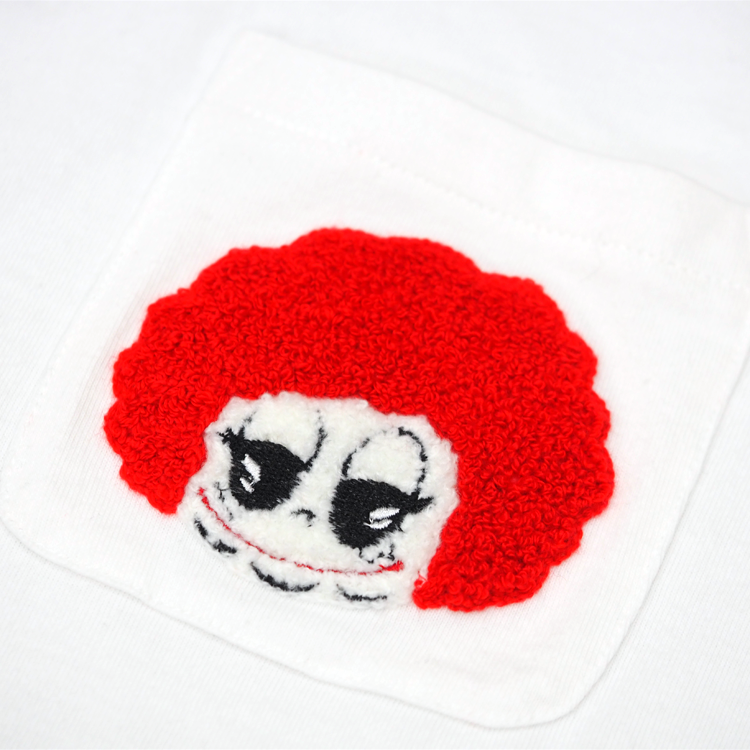 胸ポケットさがら刺繍Tシャツ(#70 ホワイト) - ベティスミス 胸ポケットさがら刺繍Tシャツ(#70 ホワイト) - ベティスミス