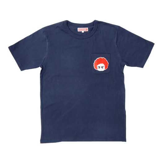胸ポケットさがら刺繍Tシャツ(#02 ネイビー) - ベティスミス 胸ポケットさがら刺繍Tシャツ(#02 ネイビー) - ベティスミス