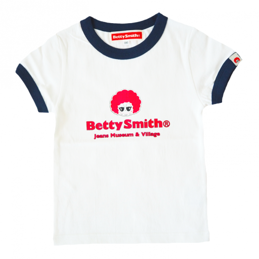 キッズ】リンガーTシャツ（ホワイト） - ベティスミス Betty