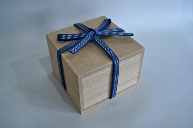 国産桐・四方桟桐箱（内のり14×14×7～10）真田紐付 - 桐想庫