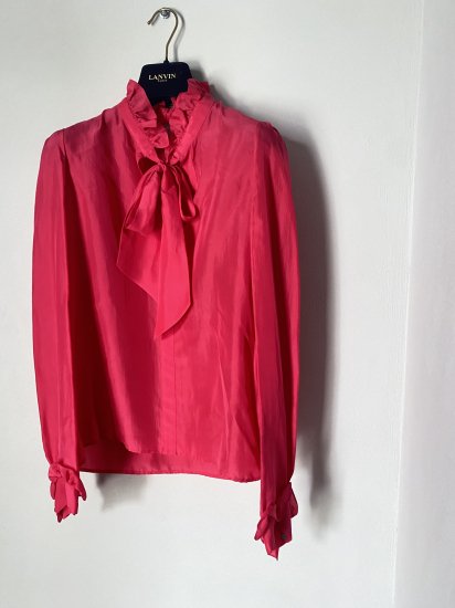 【flea market】LANVIN /silk blouse