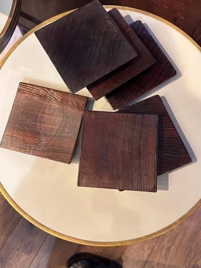 flea marketwood tray 6P set