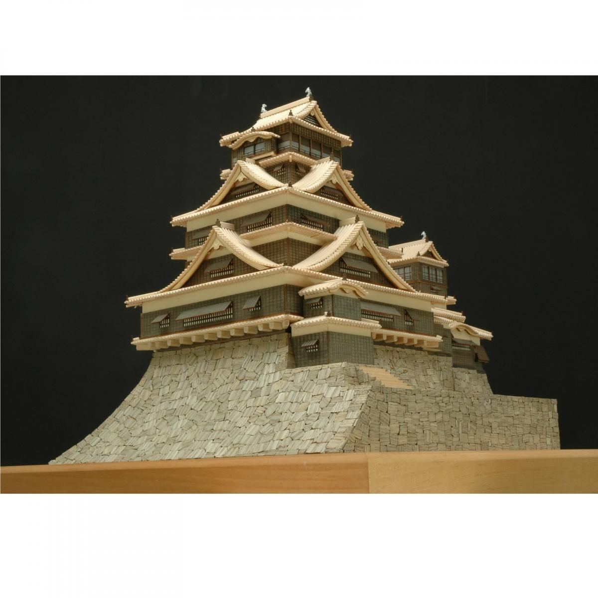 【残りわずか】 木製建築模型 歴史プラス(時空旅人公式通販サイト) - 熊本城 1/150 建築物