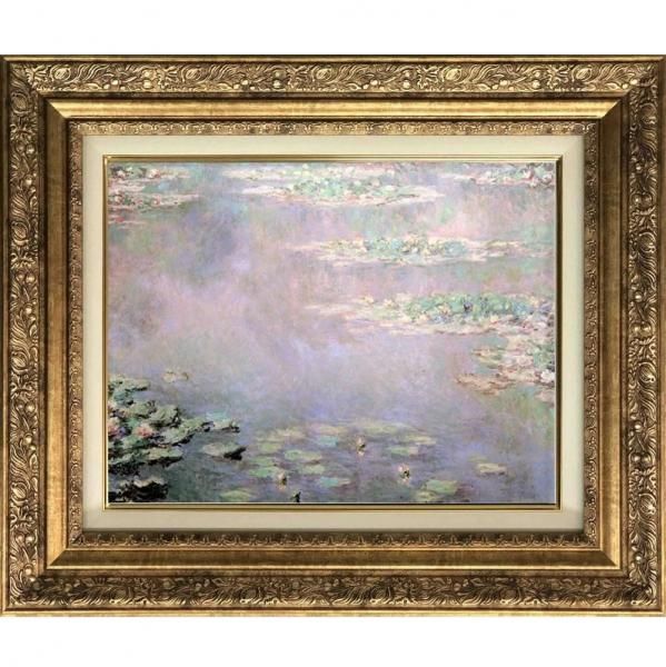 クロードモネ 絵画 油絵 額縁 モネ婦人と息子 複製 レプリカ カミーユモネと子 【10号】 クロード・モネ 【 額縁が選べる 額入り