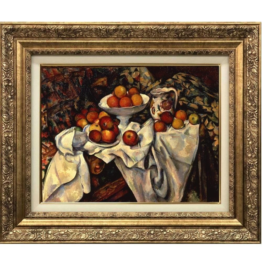 セザンヌ 絵画 レプリカ プリハード複製画／ポール・セザンヌ「リンゴとオレンジ」