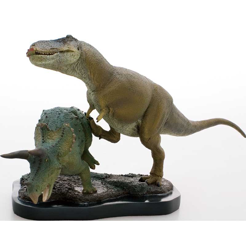 ティラノサウルス トリケラトプス シーンモデル 歴史プラス 時空旅人公式通販サイト