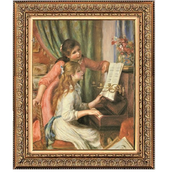 舞台裏で衣装を整える踊り子たちの姿を鋭く捉えた作品