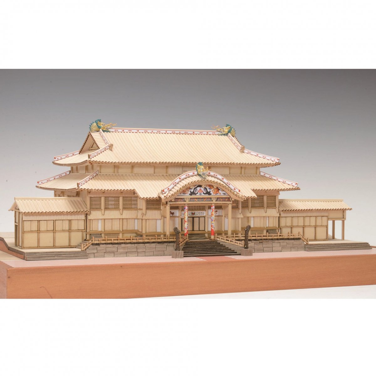 1/150　木製建築模型　首里城