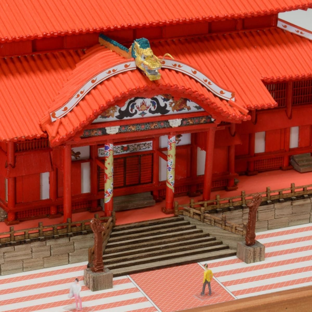 木製建築模型 1/150 首里城 木製建築模型 1/150 首里城