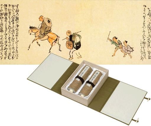 縮小屏風〈重文 奥の細道図屏風〉与謝蕪村 縮小屏風〈重文 奥の細道図屏風〉与謝蕪村