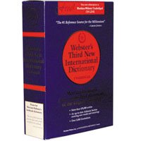 Webster's Third New International Dictionary （プリント版）