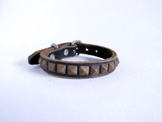 HTC collar<br> Beat (Dark Brown)<br>Size S-8in