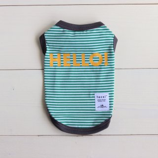 HELLO! Tank top<br>Green<br>Size S ~ XXL